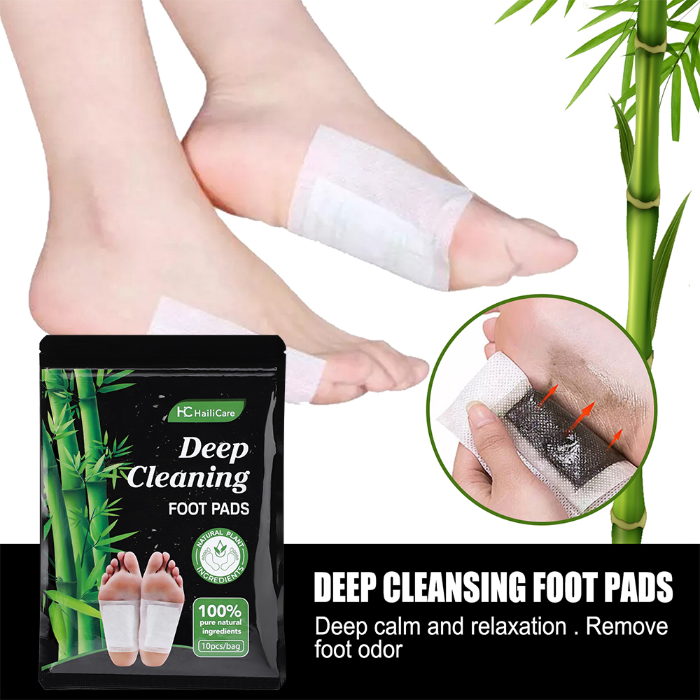 Detox Foot Patch - 10 buah Koyo Kaki Arang Bambu