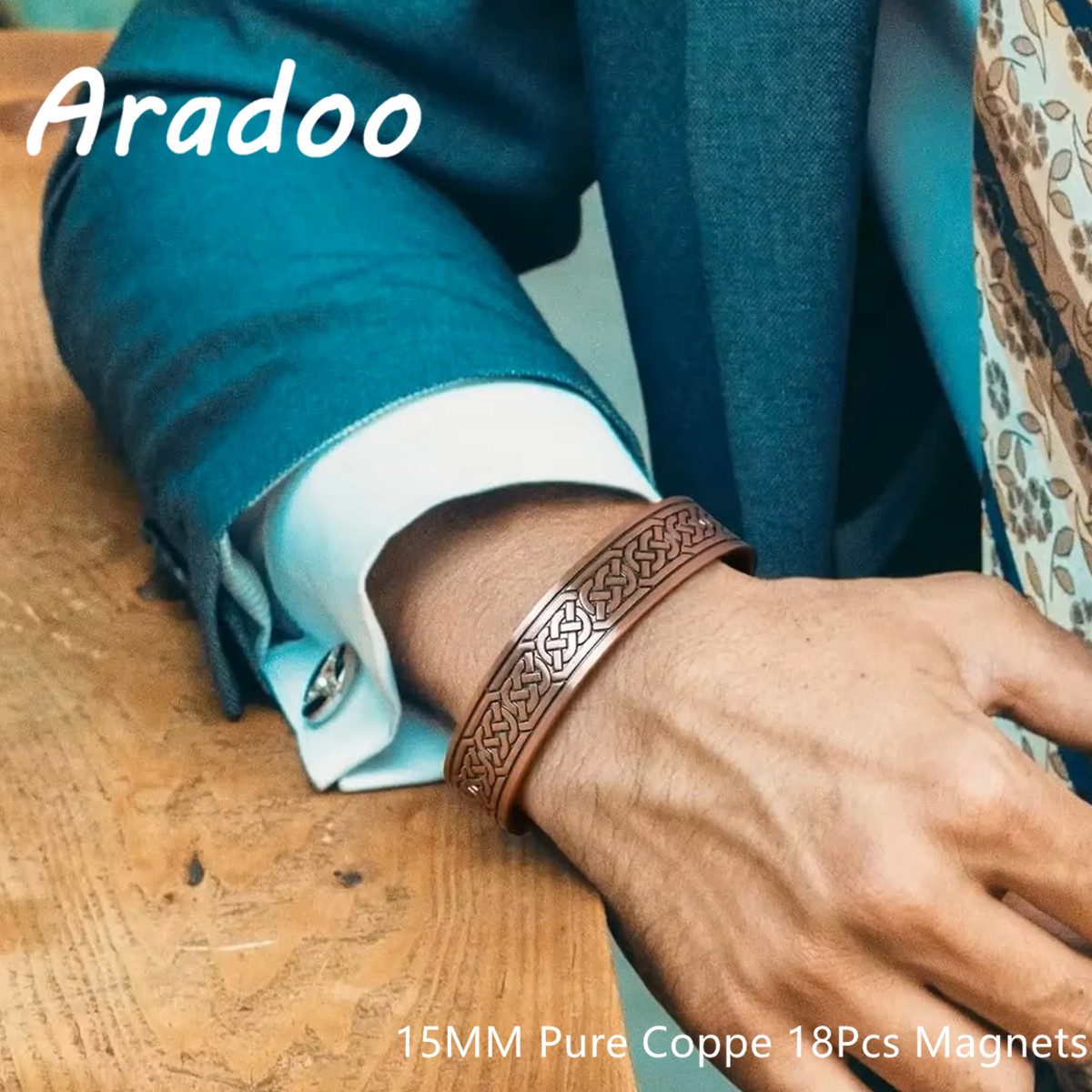 Health Wellness Gifts - ARADOO Gelang Magnet Tembaga Murni Antik