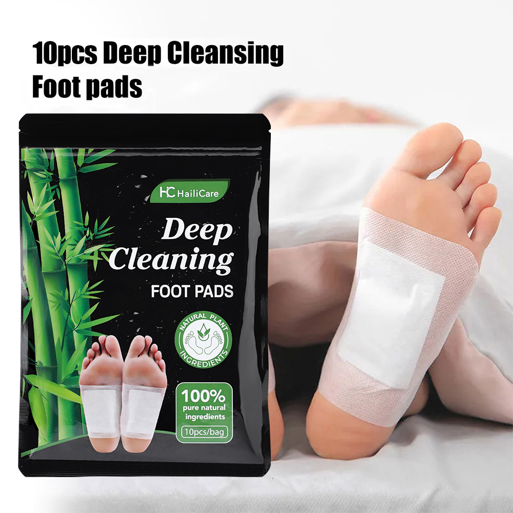 10 buah Koyo Kaki Arang Bambu  - Detox Foot Patch ulasan dan harga