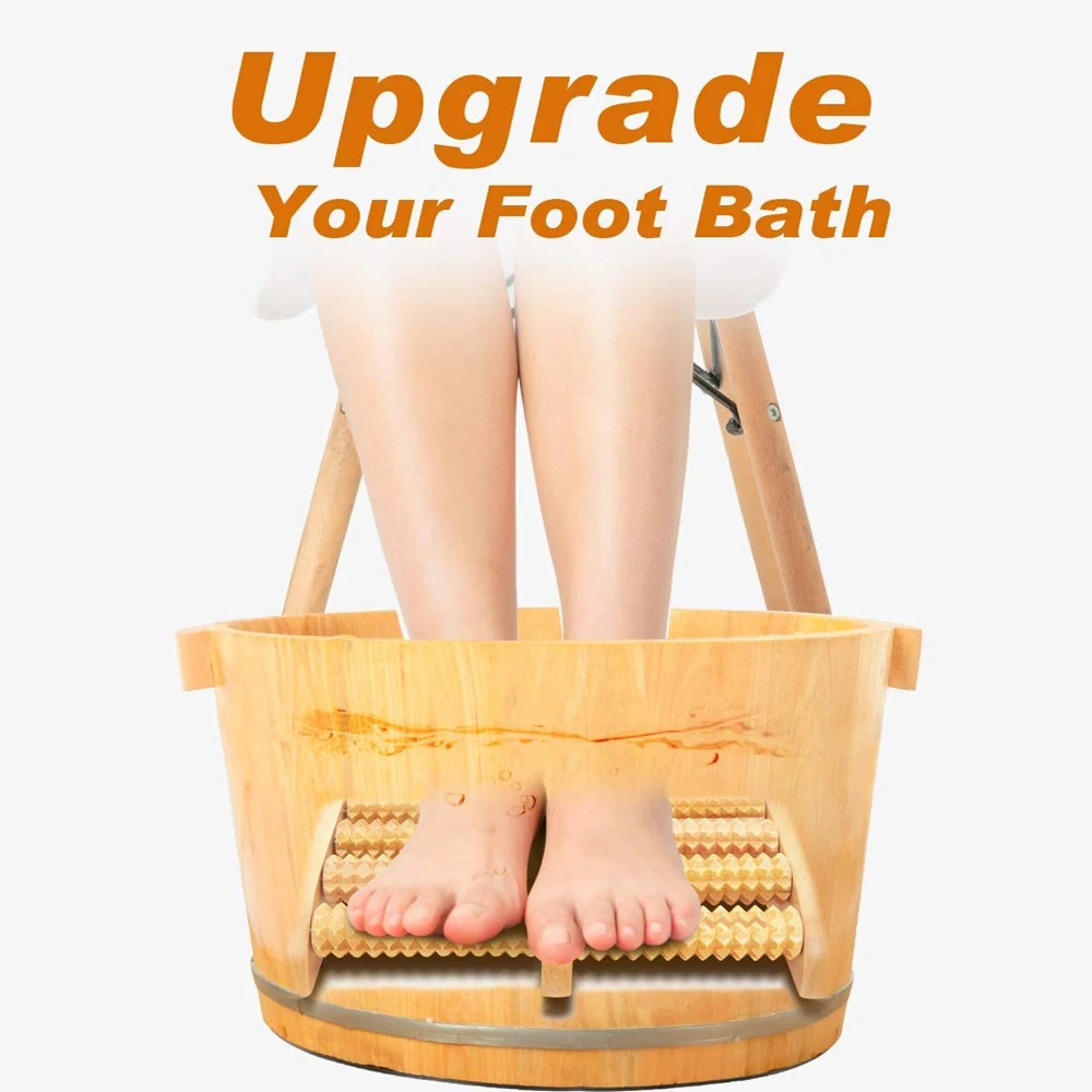 Rol pijat kaki kayu mengurangi - Foot Bath Massager ulasan dan harga