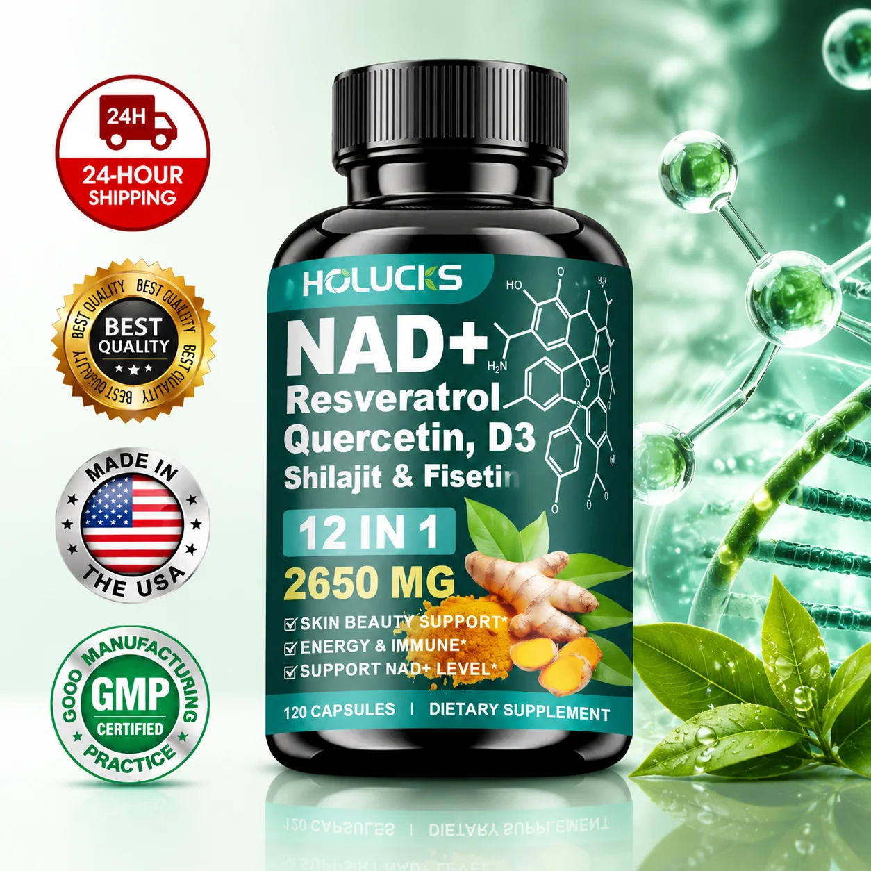 Suplemen NAD+ Berpotensi Tingg - Health Wellness Day ulasan dan harga